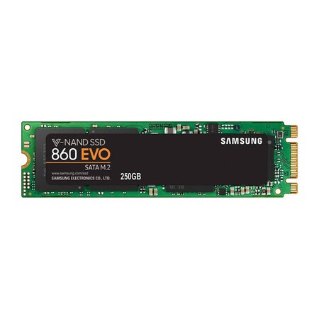 Samsung 860 EVO Series 250GB M.2 2280 SATA3 SSD, Retail, V-NAND 3bit MZ-N6E250BW